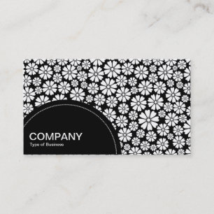 Tarjeta De Visita Panel de semicírculo (puntos) - 8 Petals - Qué sob