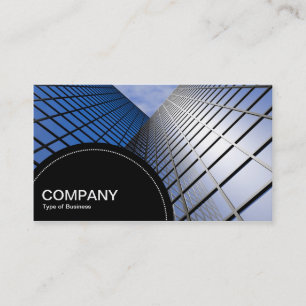 Tarjeta De Visita Panel de semicírculo (puntos) - Bloque de oficina