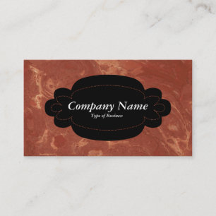 Tarjeta De Visita Panel decorativo 01 - Negro - Mármol 01
