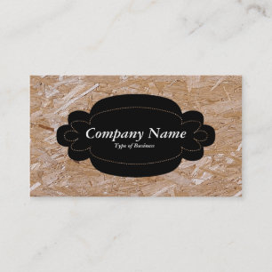 Tarjeta De Visita Panel decorativo 01 - Negro - Portapapeles