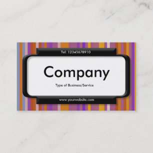 Tarjeta De Visita Panel elegante - Bandas 03