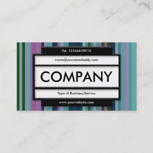 Tarjeta De Visita Panel elegante II - Bandas 02