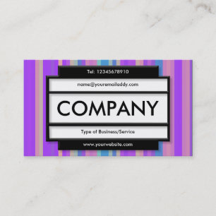 Tarjeta De Visita Panel elegante II - Bandas 06