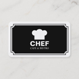 Tarjeta De Visita Panel elegante - Negro (cáscara de huevo)