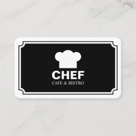 Tarjeta De Visita Panel elegante - Negro (cáscara de huevo)