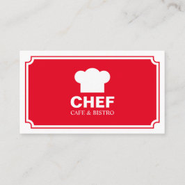 Tarjeta De Visita Panel elegante - Rojo