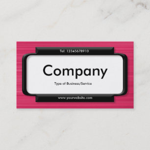 Tarjeta De Visita Panel elegante - Textura de caracol cepillado