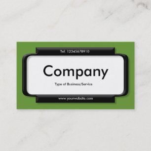 Tarjeta De Visita Panel elegante - Verde (669933)