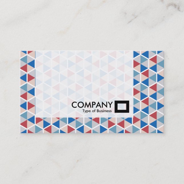 Tarjeta De Visita Panel - Patrón de hexágono 05 (Anverso)