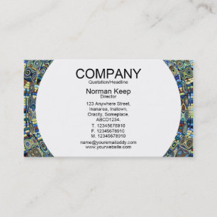 Tarjeta De Visita Panel redonda - Manzanas