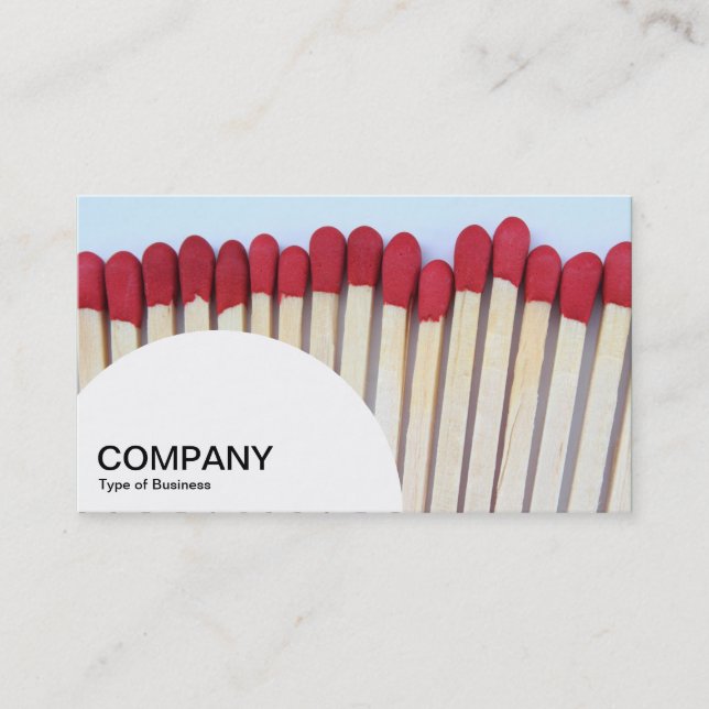 Tarjeta De Visita Panel semicírculo - Coincidencias 03 (Anverso)