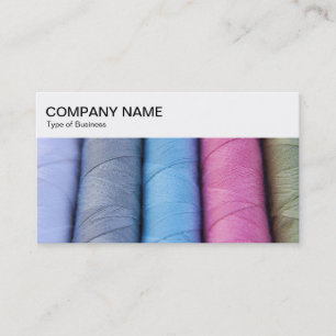 Tarjeta De Visita Panel superior - Reels of Cotton Business Card