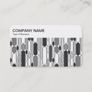 Tarjeta De Visita Panel superior - Resumen 100624 - Tonos de gris