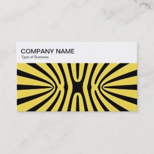 Tarjeta De Visita Panel superior - Resumen fractal de alto contraste