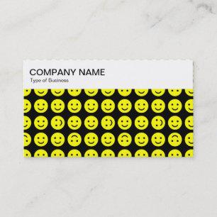 Tarjeta De Visita Panel superior - Tumblando - Amarillo sobre negro