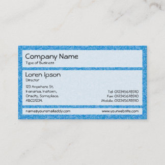 Tarjeta De Visita Paneles 02 - Blue Stipple