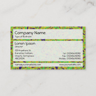 Tarjeta De Visita Paneles 02 - Marbling verde