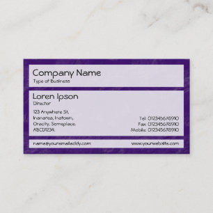 Tarjeta De Visita Paneles 02 - Pincel púrpura