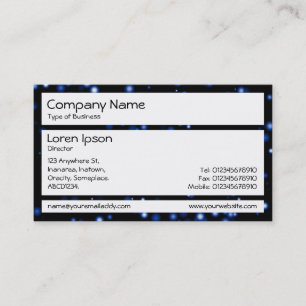 Tarjeta De Visita Paneles - Constelación oxidada