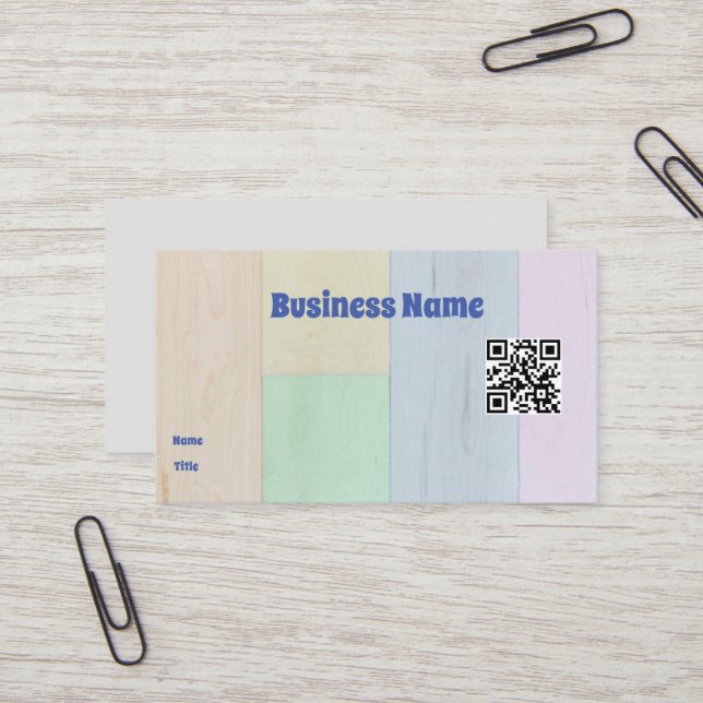 Tarjeta De Visita Paneles pintados (Anverso/Reverso In Situ)