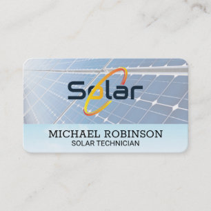 Tarjeta De Visita Paneles Solares Tech Power Energy