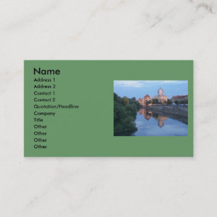 Tarjeta de visita panorámica