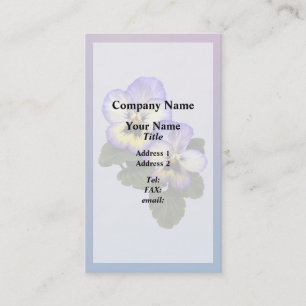 Tarjeta De Visita Pansy Duo