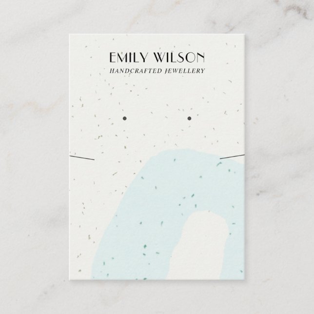 TARJETA DE VISITA PANTALLA ABSTRACTA DE GANANCIA DE NECESIDAD CERAMI (Anverso)