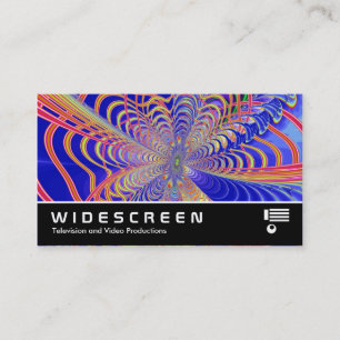 Tarjeta De Visita Pantalla ancha 0420 - Resumen fractal 061012d