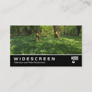 Tarjeta De Visita Pantalla ancha 0439 - Primavera en el bosque