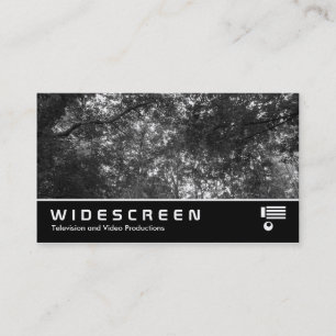 Tarjeta De Visita Pantalla ancha 09 arriba en los árboles