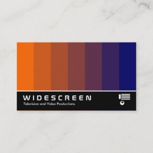 Tarjeta De Visita Pantalla ancha 165 - Mezcla de color - Naranja al