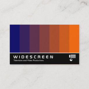 Tarjeta De Visita Pantalla ancha 166 - Mezcla de colores - azul oscu
