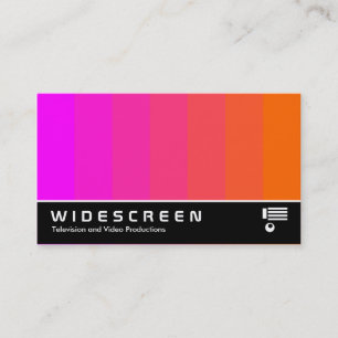 Tarjeta De Visita Pantalla ancha 168 - Mezcla de colores - Magenta a