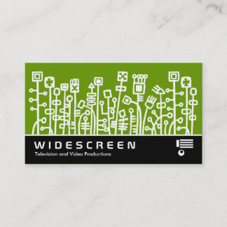 Tarjeta De Visita Pantalla ancha 264 - Cyber Garden 06