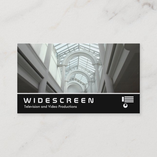 Tarjeta De Visita Pantalla ancha 402 - galería/centro comercial (Anverso)