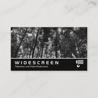 Tarjeta De Visita Pantalla ancha 408 - Tapa de madera BW