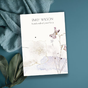 Tarjeta De Visita Pantalla de anclaje de collar de flores a presión 