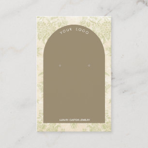 Tarjeta De Visita Pantalla de anclaje de vintage Peridot Arch