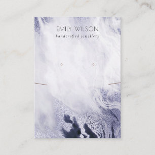 Tarjeta De Visita Pantalla de anclaje del collar de mármol de la Mar