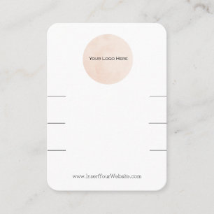Tarjeta De Visita Pantalla de anclaje del pelo de la escrunchie de s