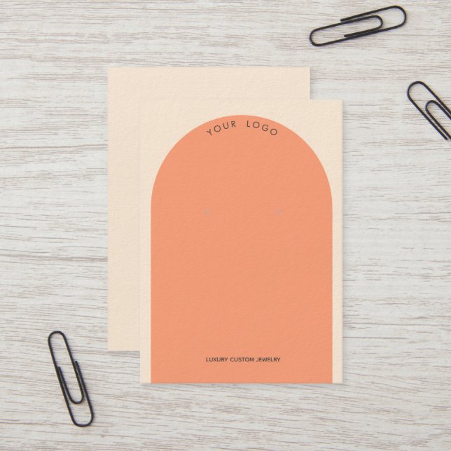 Tarjeta De Visita Pantalla de arriendo de arcos de melocotones de ma (Anverso/Reverso In Situ)