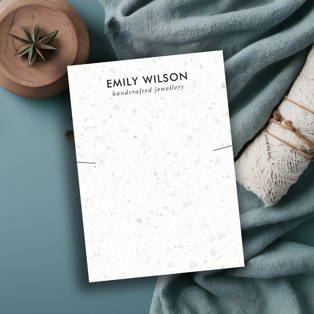 Tarjeta De Visita PANTALLA DE BRACELET DE NECKLACE GRIS BLANCO DE mo (Subido por el creador)