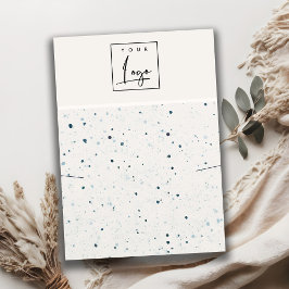 Tarjeta De Visita Pantalla De Collar De Conducción Con El Logotipo B