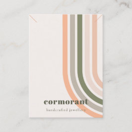 Tarjeta De Visita Pantalla de collar de pulsera del desierto del arc