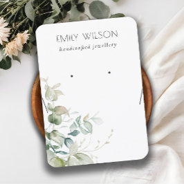 Tarjeta De Visita Pantalla de collar de reposo de la manga verde azu