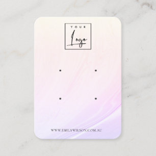 Tarjeta De Visita Pantalla de conexión con el logotipo del holograma