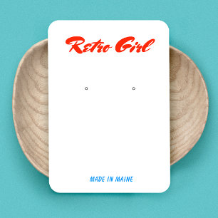 Tarjeta De Visita Pantalla de conexión de firma de guión retro