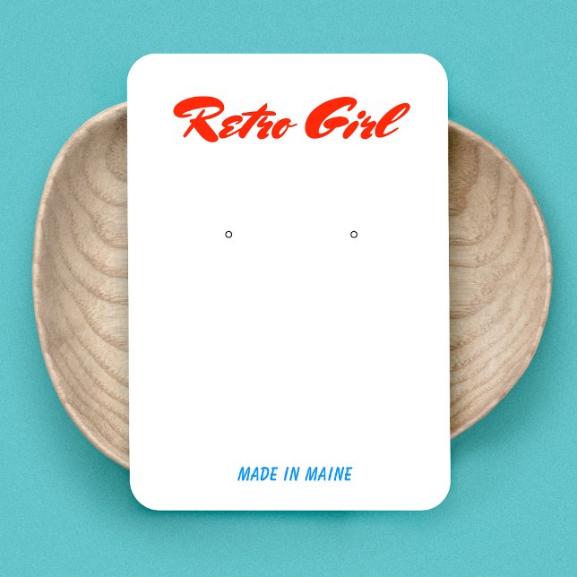 Tarjeta De Visita Pantalla de conexión de firma de guión retro (Subido por el creador)