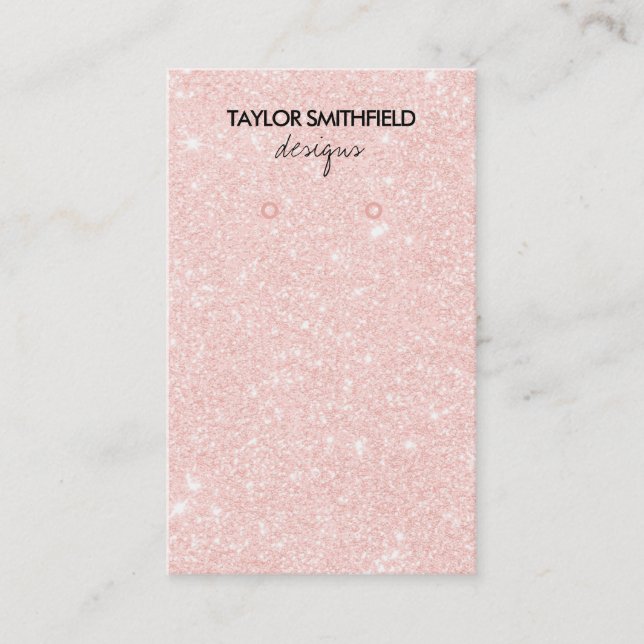 Tarjeta De Visita Pantalla de conexión falsa Purpurina (Anverso)